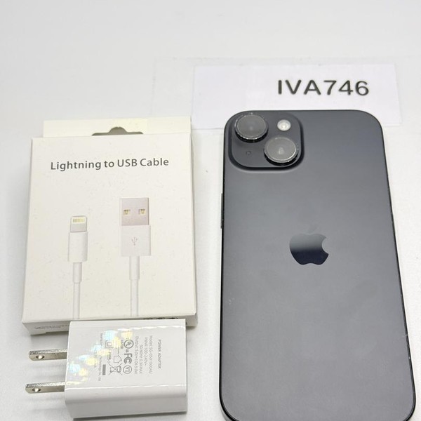 Apple iPhone 15 - Unlocked, 256 GB, Black, A2846