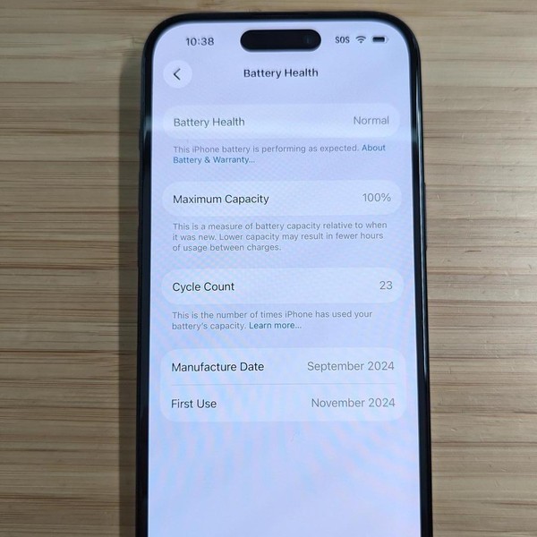 Apple iPhone 15 - Unlocked, 128 GB, Black, A2846