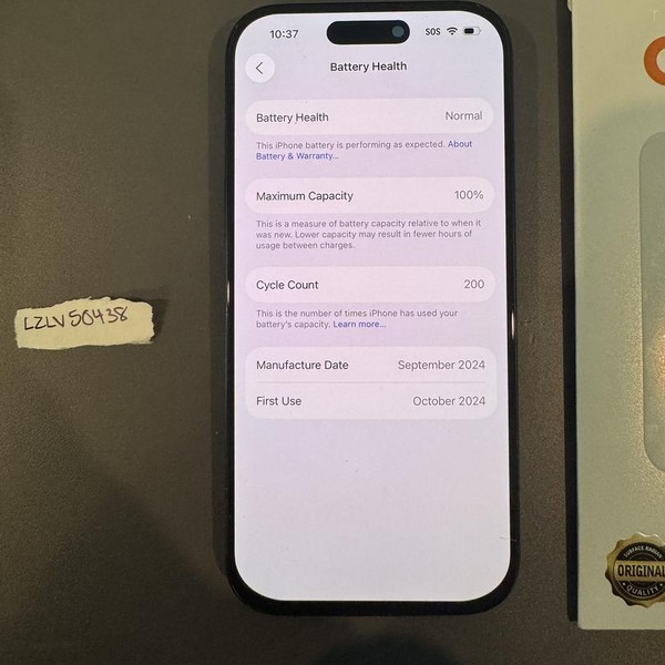 Apple iPhone 16 Pro - Unlocked, 128 GB, Black, A3083