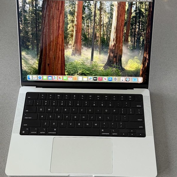 MacBook Pro Late 2023 (M3) - 14 inch - 512 GB, Silver, 8 GB, Apple M3, 10-core GPU