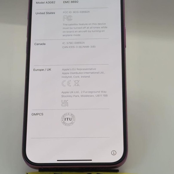 Apple iPhone 16 Plus - Unlocked, Pink, 128 GB, A3082