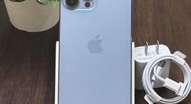 Good
													Apple iPhone 13 Pro Max - Unlocked, Sierra Blue, 256 GB, A2484, photo 1 of 8