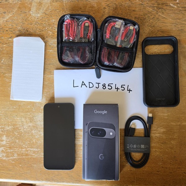 Google Pixel 9 - Unlocked, 128 GB, Obsidian, 12 GB, G2YBB