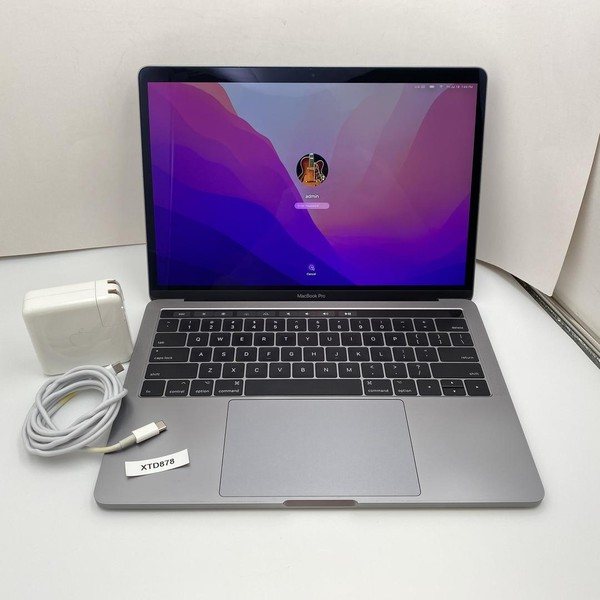 MacBook Pro 2016 (With Touch Bar) - 13 inch - Gray, 256 GB, 8 GB