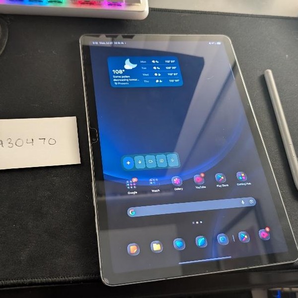 Samsung Galaxy Tab S9 FE - Unlocked, 128 GB, Silver, 6 GB