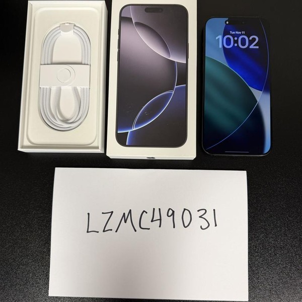 Apple iPhone 16 Pro Max - Unlocked, 256 GB, Black, A3084