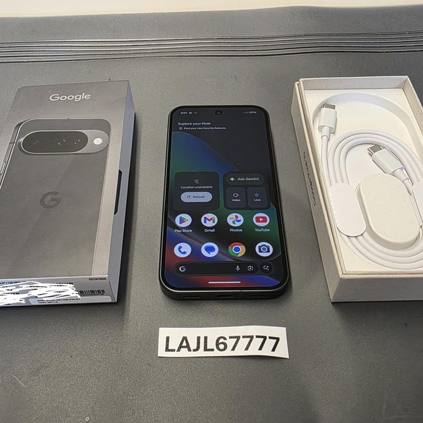 Google Pixel 10 - T-Mobile, 128 GB, Obsidian, GLBW0