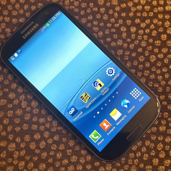 Samsung Galaxy S3 - Sprint, 16 GB, Blue, SPH-L710