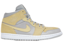 Jordan 1 Mid Mixed Textures Yellow for sale