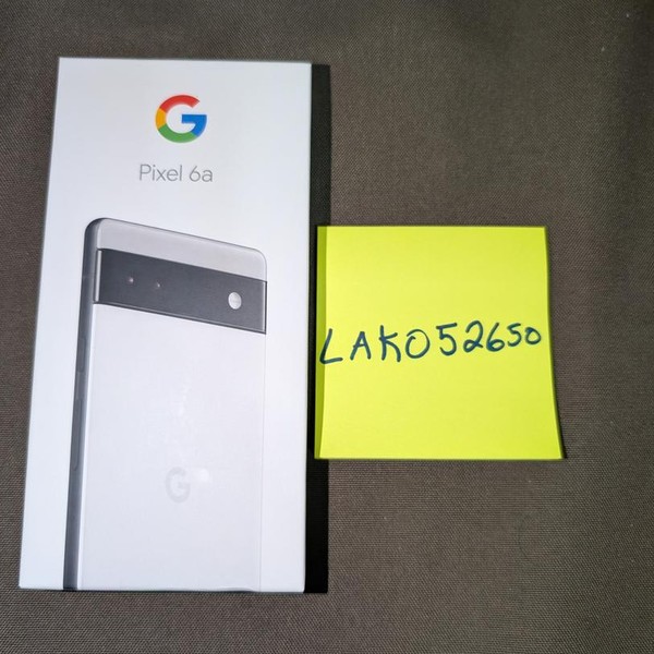 Google Pixel 6a - Unlocked, 128 GB, Chalk, 6 GB, GX7AS