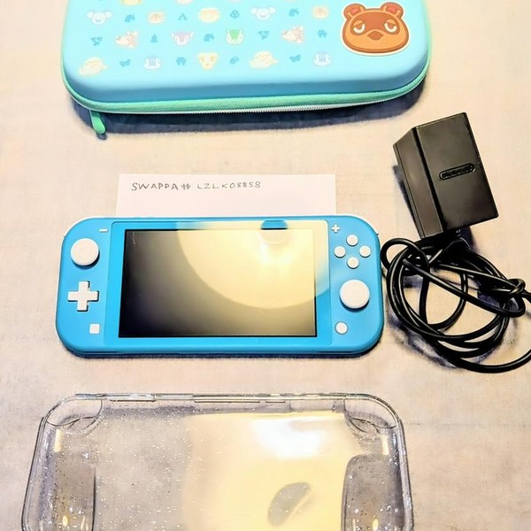 Nintendo Switch Lite - Turquoise, Animal Crossing
