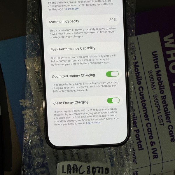 Apple iPhone 14 Pro - Unlocked, 256 GB, Purple, A2650