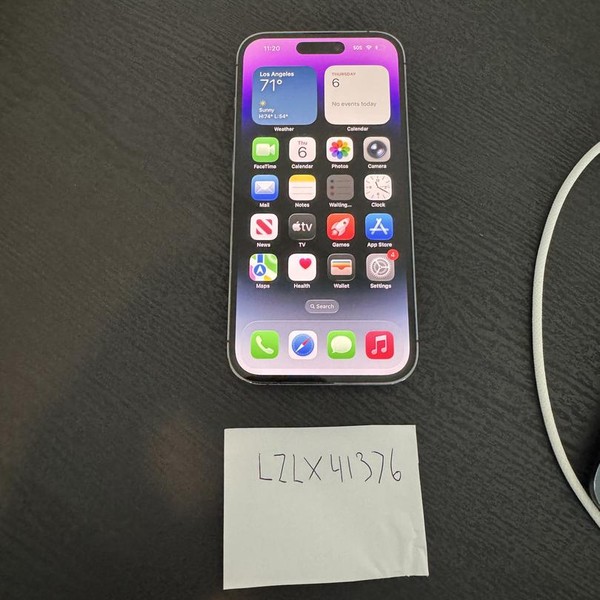 Apple iPhone 14 Pro - Unlocked, 256 GB, Purple, A2650