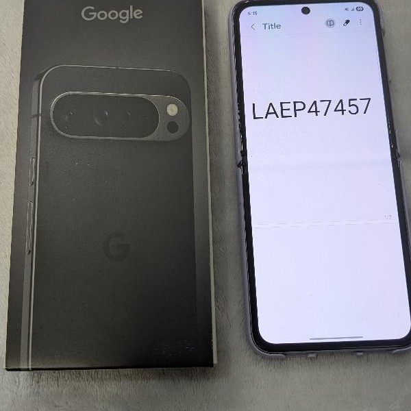 Google Pixel 9 Pro XL - T-Mobile, 256 GB, Obsidian, 16 GB, GGX8B