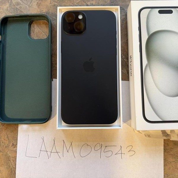 Apple iPhone 15 Plus - Unlocked, 256 GB, Black, A2847