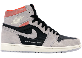 Jordan 1 Retro High Neutral Grey Hyper Crimson for sale