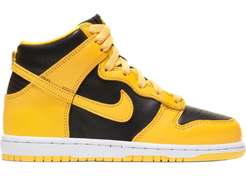 Nike Dunk High Black Varsity Maize (PS) for sale