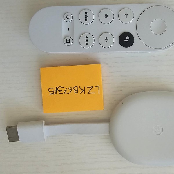 Chromecast with Google TV (HD) - Snow, HD
