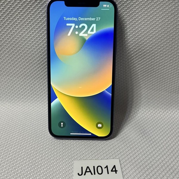 Apple iPhone 12 - Unlocked, 128 GB, Purple, A2172