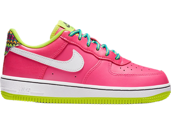 Nike Air Force 1 Low Pink Volt Aqua (PS) for sale