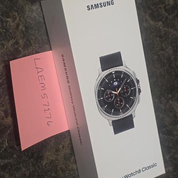 Samsung Galaxy Watch8 Classic - Unlocked, Black, SM-L505, 46mm