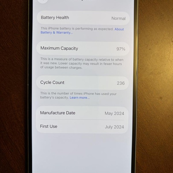 Apple iPhone 15 - Unlocked, 256 GB, Blue, A2846