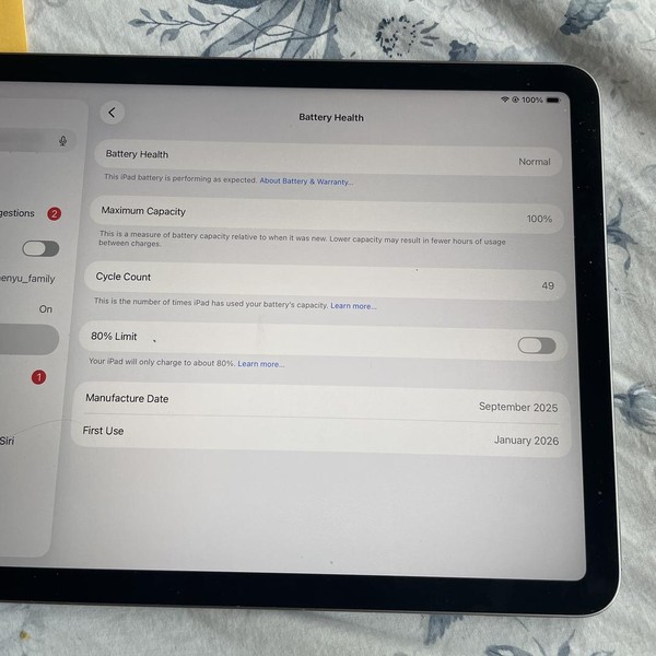 Apple iPad Air 11 inch (M3) 2025 - Wi-Fi, 256 GB, Gray, A3266