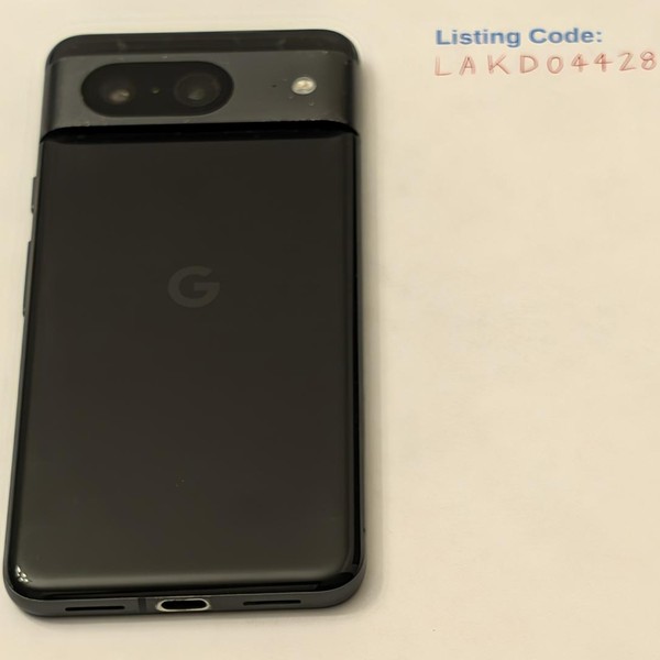 Google Pixel 8 - Unlocked, 128 GB, Obsidian, 8 GB, G9BQD, Sub-6 5G