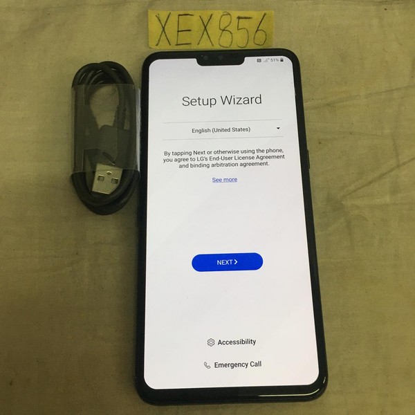 LG V50 ThinQ 5G - Verizon, 128 GB, Black, 6 GB, LM-V450VM