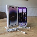 Mint Apple iPhone 14 Pro Max - Unlocked, 256 GB, Purple, A2651