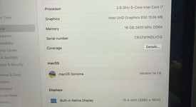 Good
													MacBook Pro 2019 - 15" - I7, Gray, 512 GB, 16 GB, photo 2 of 7