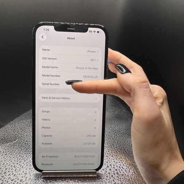 Apple iPhone 12 Pro Max - T-Mobile, Pacific Blue, 256 GB, A2342