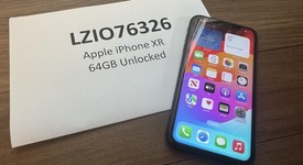Good
													Apple iPhone Xr - Unlocked, Black, 64 GB, A1984, photo 1 of 4