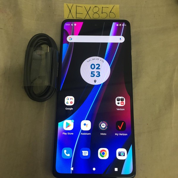 Motorola Edge Plus (2022) - Verizon, Blue, 128 GB, 8 GB, 5G UW