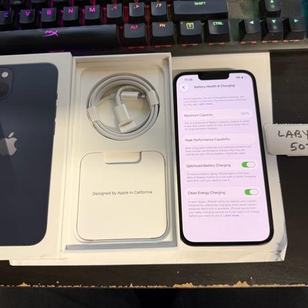 Apple iPhone 13 - Unlocked, 128 GB, Midnight, A2482