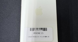 Fair
													Apple iPhone 15 - T-Mobile, Yellow, 128 GB, A2846, photo 1 of 6