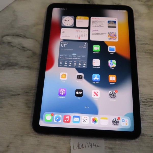 Apple iPad Mini 6th Gen - Unlocked, 64 GB, Purple, A2568