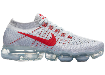 Nike Air VaporMax Pure Platinum University Red (Women's) for sale