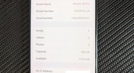 Good
													Apple iPhone 16 Pro - Unlocked, Black, 128 GB, A3083, photo 5 of 18