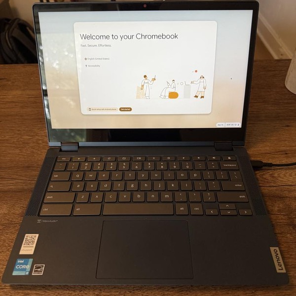 Lenovo Flex 5i Chromebook - 128 GB, Blue, 8 GB, Intel Core i3