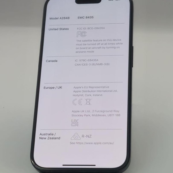 Apple iPhone 15 Pro - Verizon, 128 GB, Blue, A2848