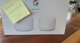 New
													Google Nest WiFi Mesh Router - Snow, 3-Pack, photo 2 of 4