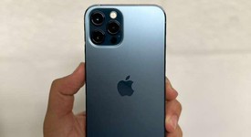 Mint
													Apple iPhone 12 Pro - Unlocked, Pacific Blue, 256 GB, A2341, photo 1 of 9