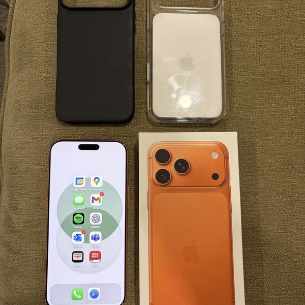 Apple iPhone 17 Pro Max - Unlocked, 256 GB, Cosmic Orange, A3257