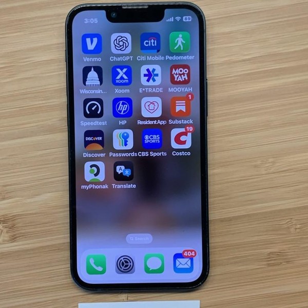 Apple iPhone 13 Mini - Consumer Cellular, 256 GB, Midnight, A2481