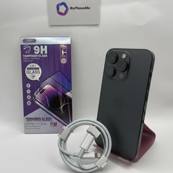 Apple iPhone 14 Pro - Unlocked, Black, 128 GB, A2650