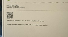 New
													Apple iPhone 17 Pro Max - Unlocked, Deep Blue, 256 GB, A3257, photo 4 of 6