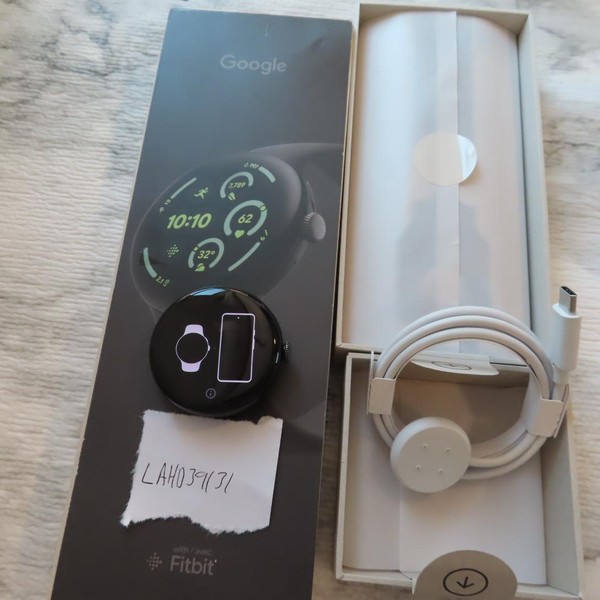Google Pixel Watch 3 - Unlocked, Black, 45mm, LTE