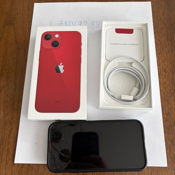 Apple iPhone 13 Mini - Unlocked, 128 GB, Red, A2481