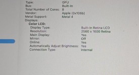 Fair
													MacBook Pro 2020 - 13" - Apple M1, Gray, 512 GB, 8 GB, photo 5 of 10